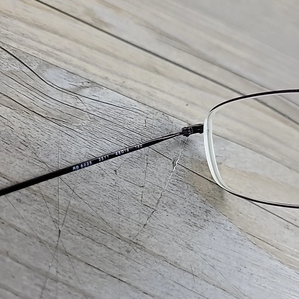 Ray-Ban RB‎ 6025 2511 Eyeglasses Frames Only Mens 48-19 140mm  Metal Full Rim